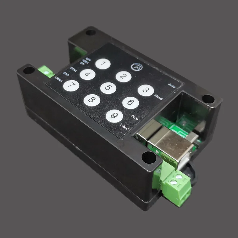 Анализатор CAN-шины совместим с USB-картой Zhou Ligong can box 2, которая может быть отправлена автономным модулем can