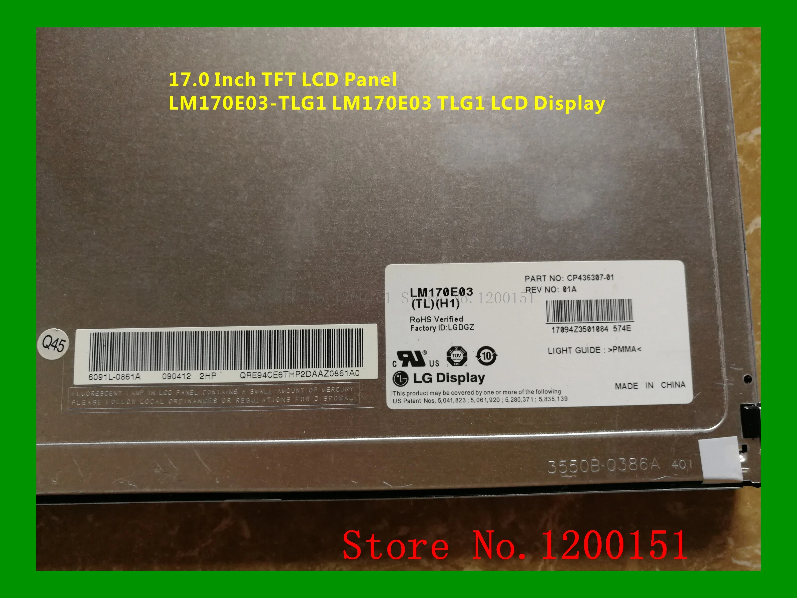 17 0 дюймовая TFT ЖК панель LM170E03 TLG1 дисплей (старая)|Интегральные схемы| |
