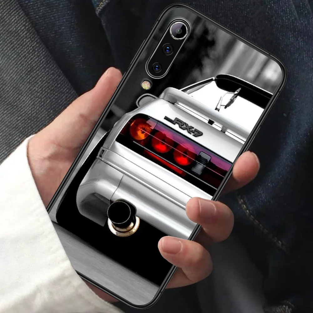 

Luxury Mazda RX-7 Phone Case For XIAOMI MI Note 8 9 T 10 Pro Lite SE A2 A3 POCO X M MAX 2 3 black Cell Painting Prime Soft