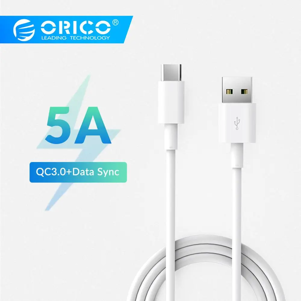 ORICO AC5 usb type C кабель 5A Max зарядный кабель USB2.0 кабель для передачи данных для Xiaomi huawei samsung