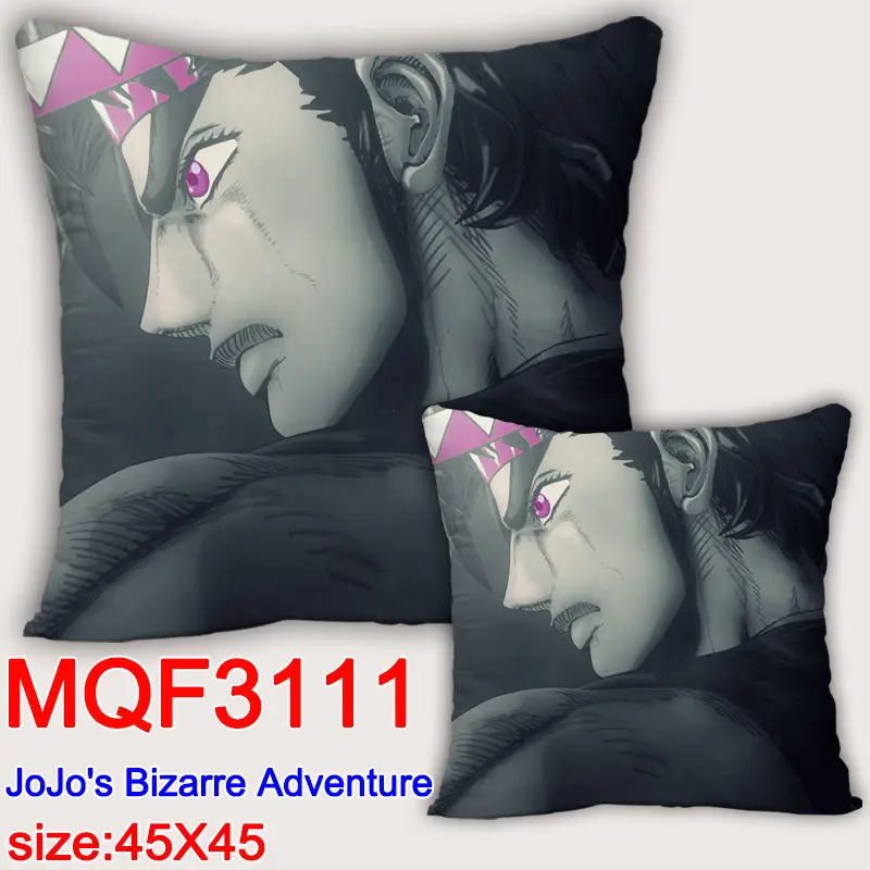 45X45CM аниме JoJos странно Подушка с надписью &quotAdventure" Чехол Dakimakura 3D двухсторонняя