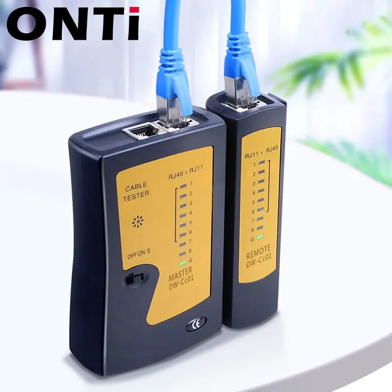 Профессиональный тестер сетевого кабеля RJ45 RJ11 RJ12 CAT5 UTP LAN ручной детектор