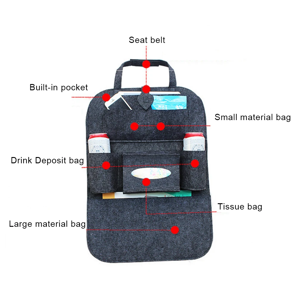 1 шт. Новый универсальный защитный чехол для сиденья автомобиля сумка хранения