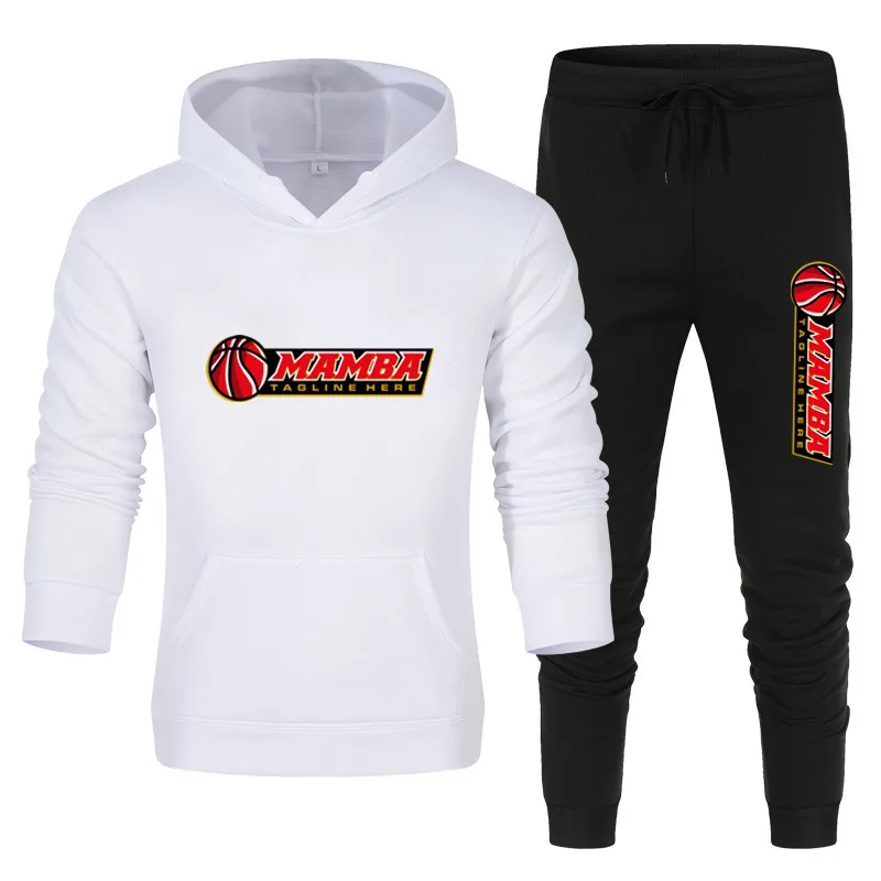 

Sweatshirt Sports Basketball Hoodie Fall 2021 New Fashion Clothes Hooded Pullover Tribute Messi Sweatshirt Set Sports Suit
