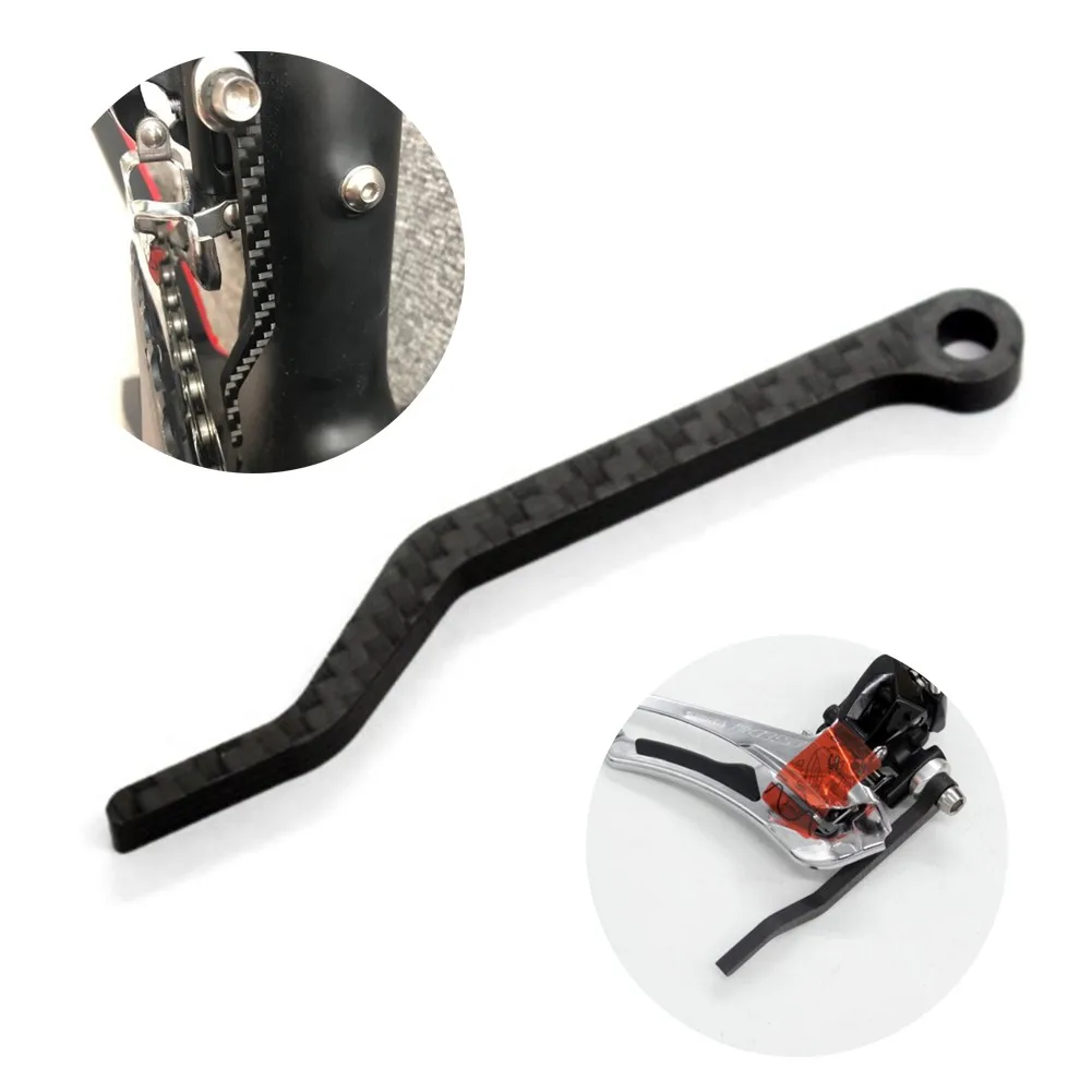 

MTB Road Bike Chain Stabilizer Drop Stopper Buckle Anti-drop Chain Guide Protector Device Carbon Fiber Bicycle Chain