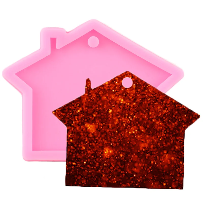 Суперглянцевая силиконовая форма для дома формы поделок из эпоксидной смолы