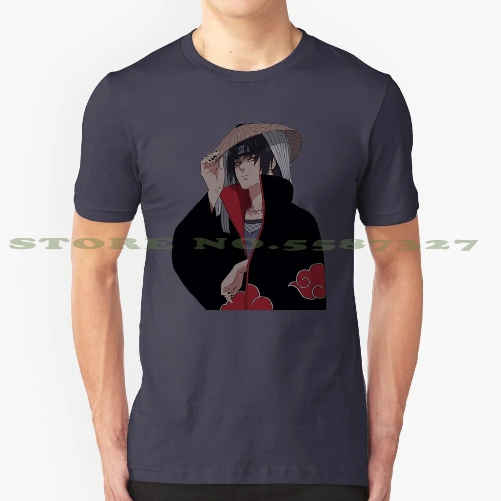 

Itachi Akastuki Design Cool Design Trendy T-Shirt Tee Madara Itachi Rinnengan Sharingan Minimaliste Silhouette Dos Uchiwa