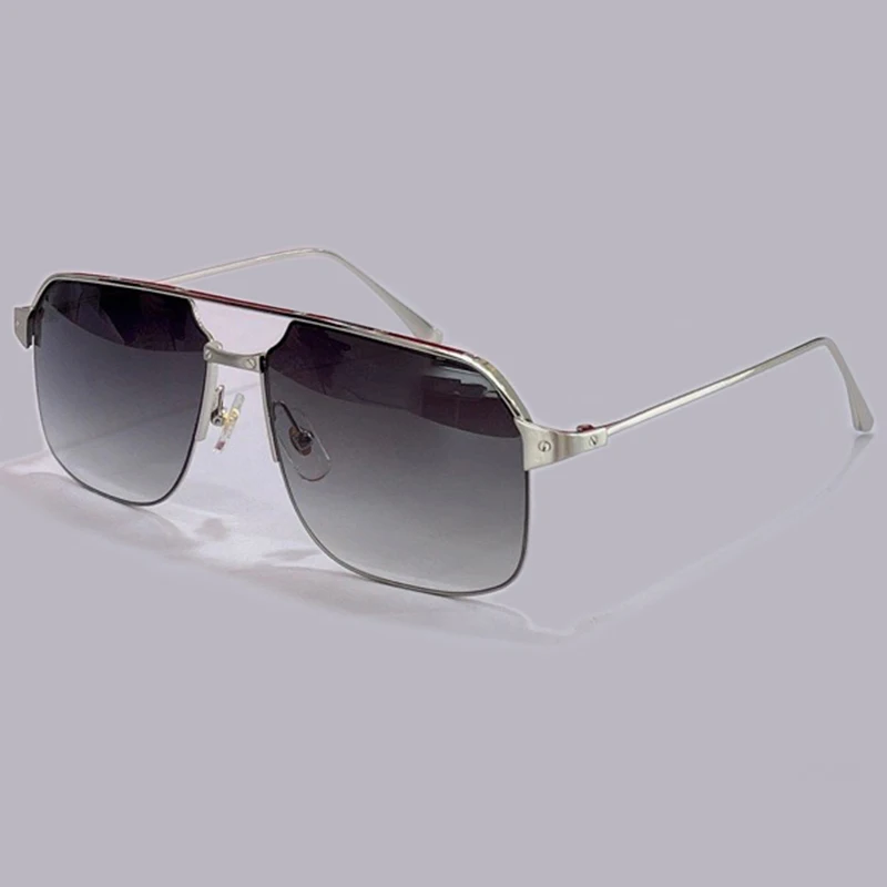 

Metal Frame Square Sunglasses Women Men With Box Fashion Brand Mirror Sun Glasses UV400