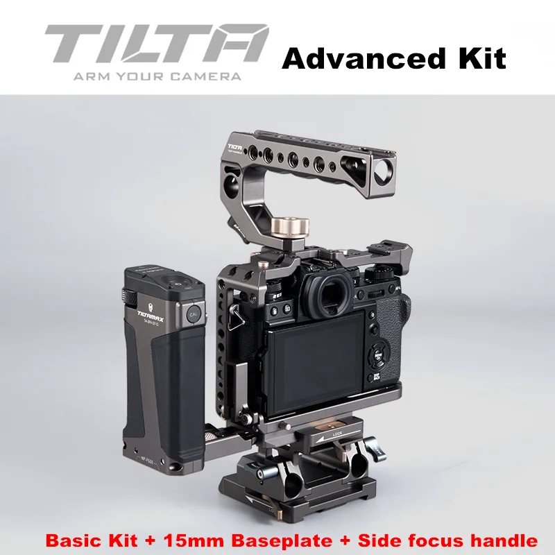 Tilta DSLR клетка для Fujifilm XT3 X T3 и X-T2 камера TA-T03-FCC-G полный клетка Верхняя ручка рукоятка Fujifilm xt3 клетка аксессуары