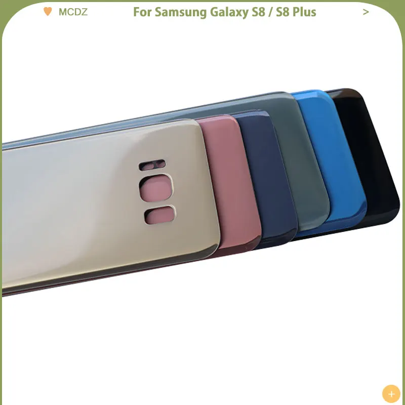 10 шт. 5 Новый чехол для аккумулятора S8 Samsung Galaxy G950 / Plus + G955 задняя крышка Задняя
