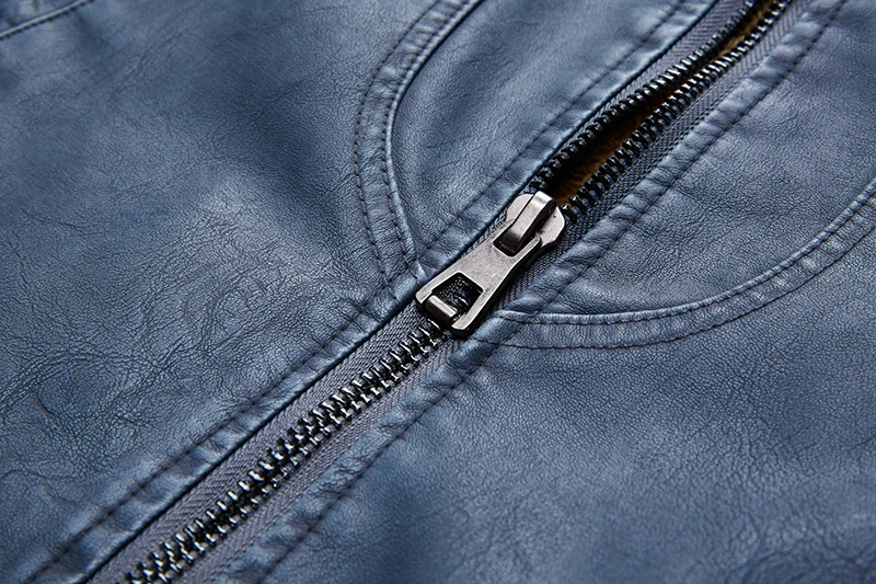 New Men's Leather Jackets Autumn Casual Faux Motorcycle PU Jacket Winter Biker Zipper Leather Coats Brand Clothing EU Size