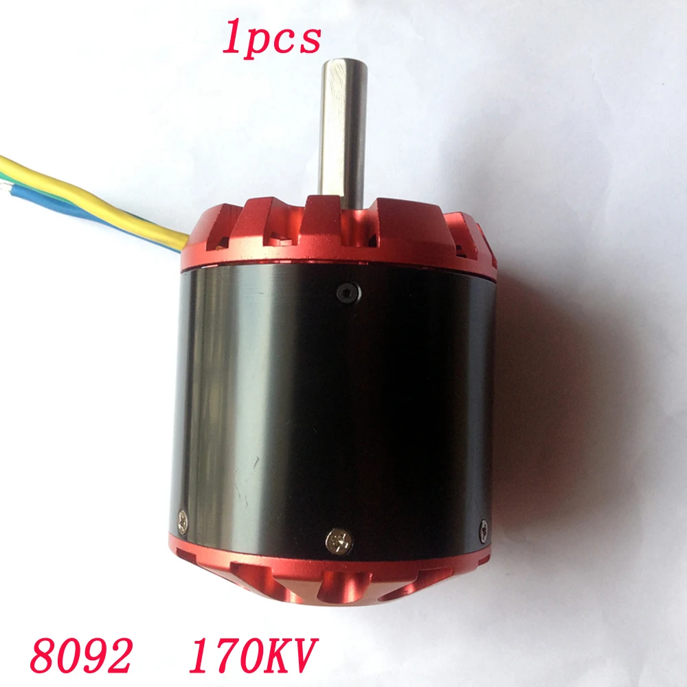 1 шт. 8092 170кв Бессенсорный/бесщеточный двигатель с датчиком 6 14S мощный большой
