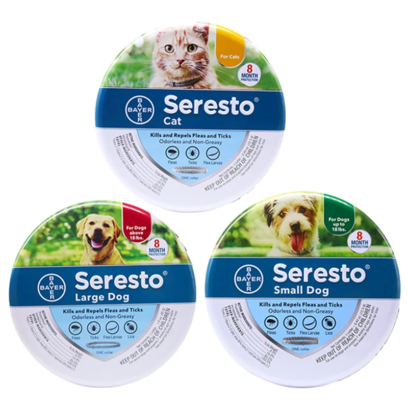 Ошейник для защиты от комаров насекомые ошейник блох и клещей 8 месяцев