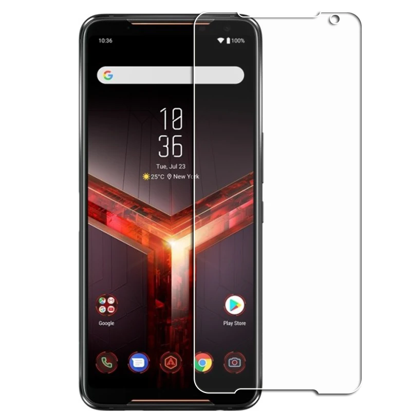 

9H HD Tempered Glass For Asus ROG Phone2 ZS660KL Protective Film ON Phone II 2 ASUS_I001DC, I001DB, I001D Screen Protector Cover