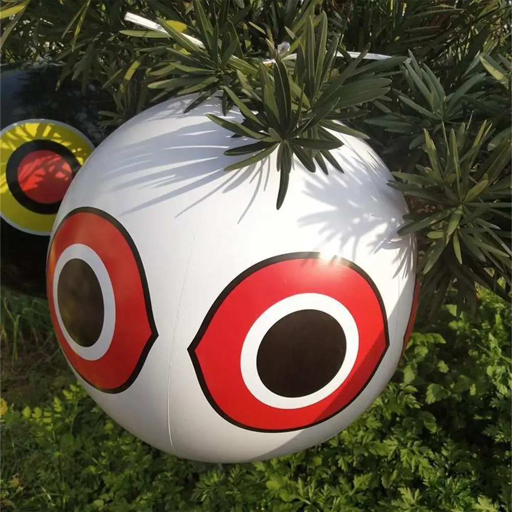 1 шт. напугать глаз птицы репеллент глаза шары игрушки для приготовления пищи на