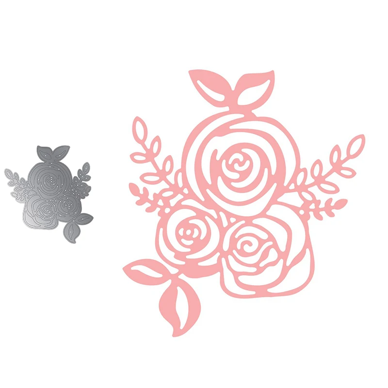 

Blooming Flowers Leaves Metal Cutting Dies Craft for Scrapbooking Handmade Tools Knife Mould Blade Punch Stencils Dies Cut Model