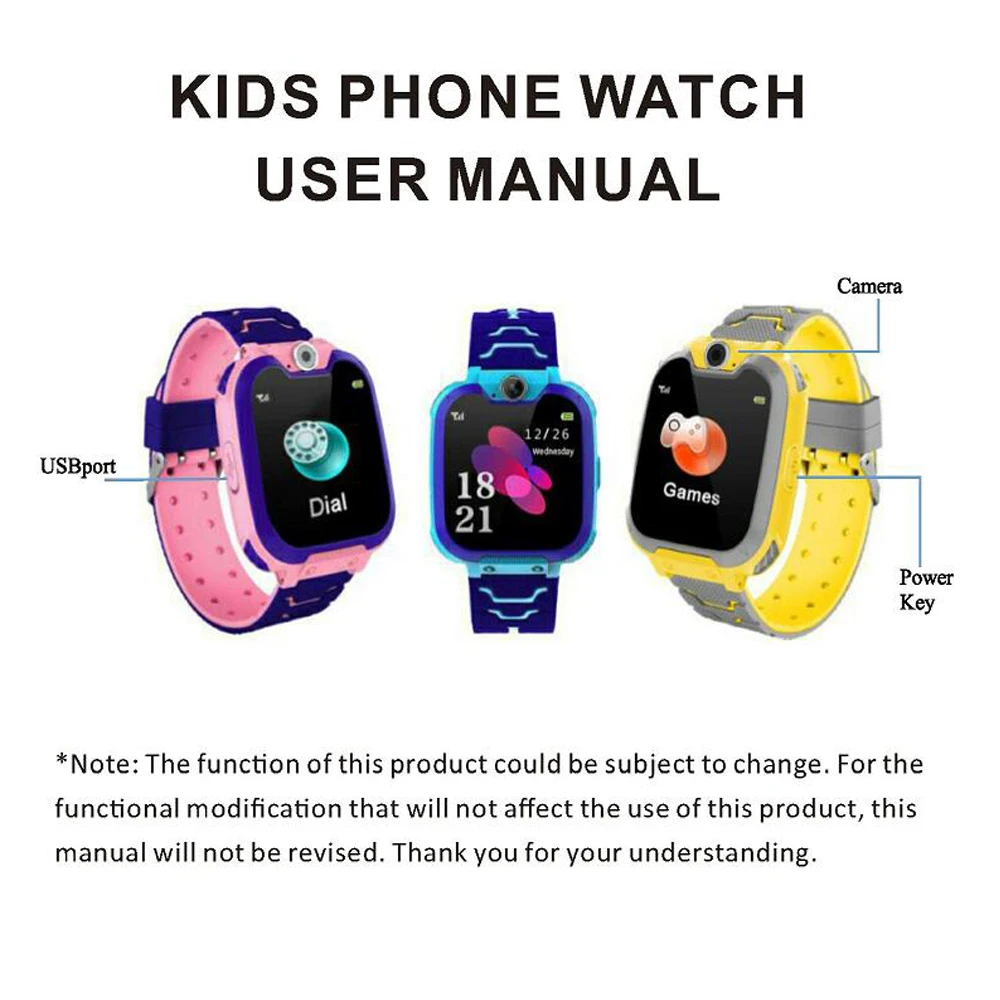 Mpow Kids Смарт-часы, большой экран, телефон, игровые часы с сенсорным экраном, камера, часы с SOS звонком для мальчиков и девочек, детские подарки с 32 Гб картой памяти, Детские умные часы