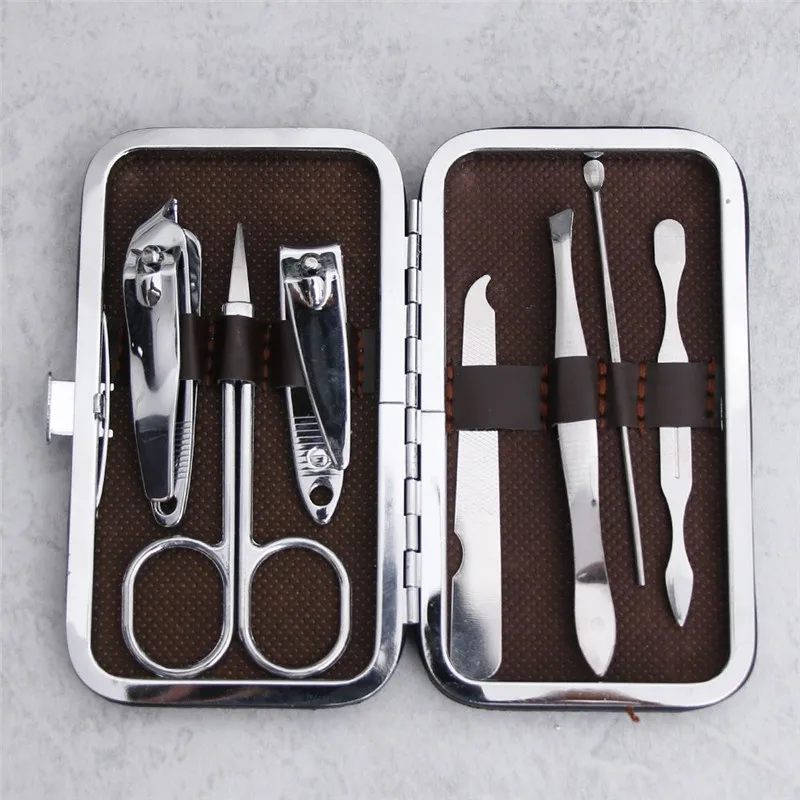 7 шт./компл. Роскошные посылка Многофункциональный педикюр/Маникюрный набор