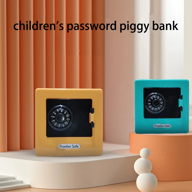 Банкомат в ретро стиле с вращающимся паролем сейф для сохранения купюр и монет