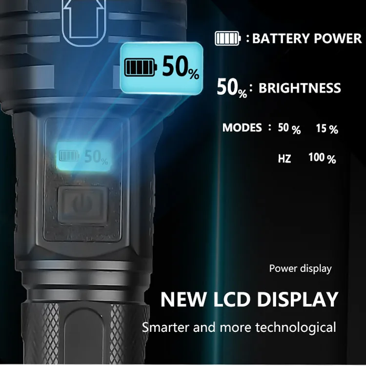 Precio XHP90-linterna LED Superbrillante XHP70, Linterna Impermeable XHP50 Con Martillo De Seguridad Al Aire Libre Por Batería 26650, Atenuación Continua