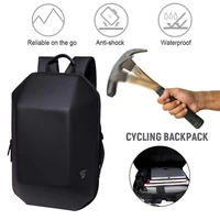 men laptop backpack cycling motorcycles hardshell hard shell carrying bag backpack waterproof anti theft travel bags black