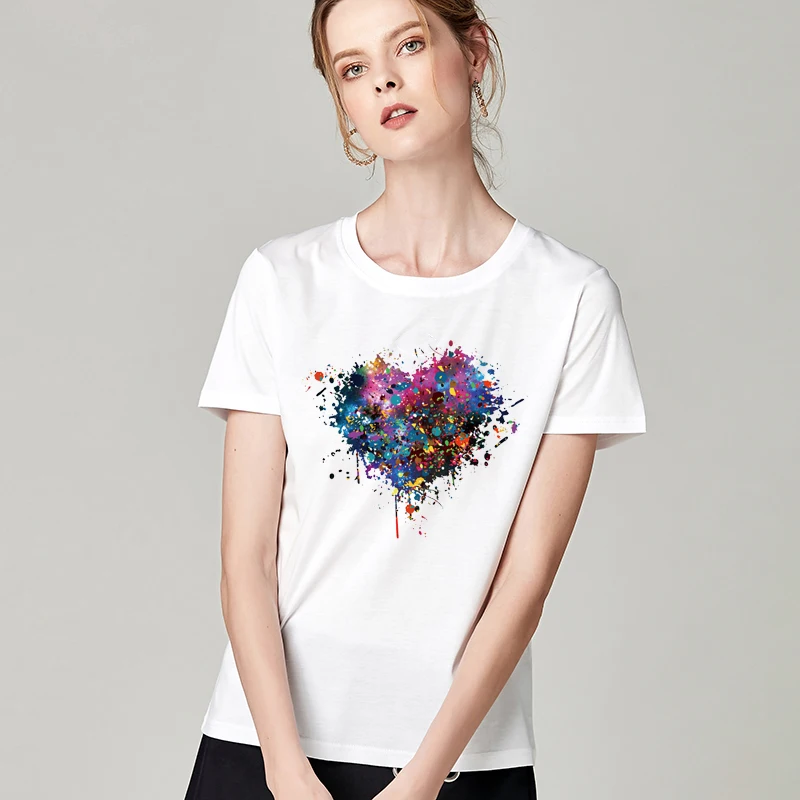 Термотрансферные Мультяшные нашивки сделай сам в форме сердца для одежды