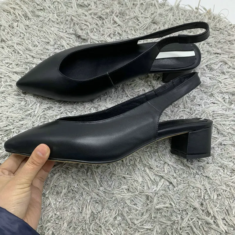 Туфли лодочки женские из натуральной кожи летняя Классическая обувь для офиса на