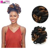20 5 dreadlocks chignon afro high puff synthetic hair bun ponytail clip in hair extentions drawstring ponytail hairpieces
