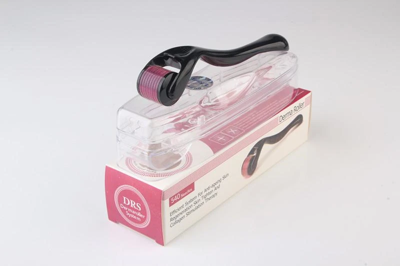 

2020 New Derma Roller 540 fine titanium micro needle with skin care derma rolleing system for face and body DRS540