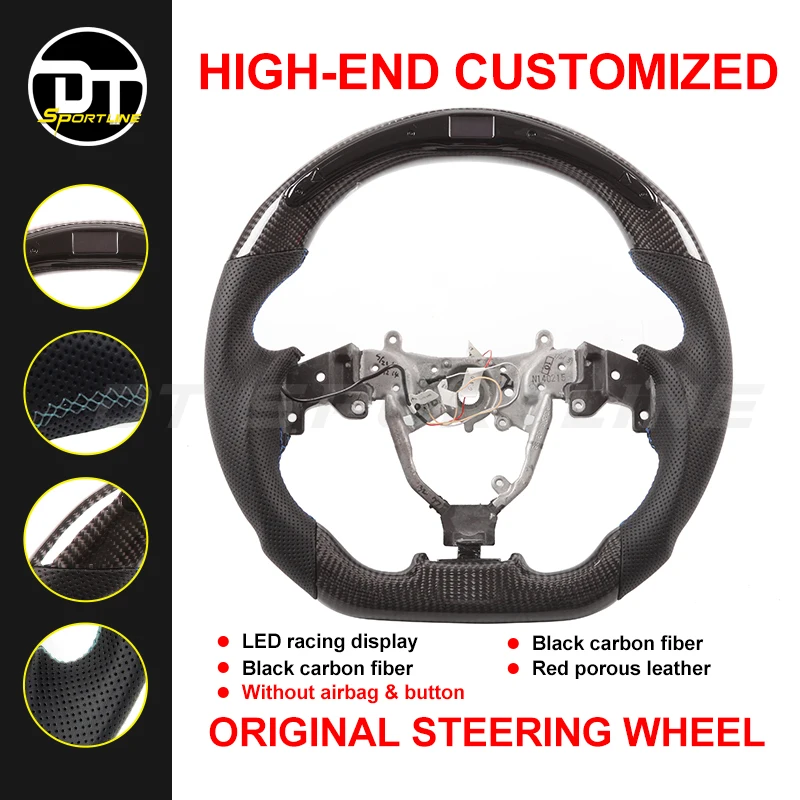Рулевое колесо из углеродного волокна для LEXUS led индивидуализированное ES IS GS NX RX CT
