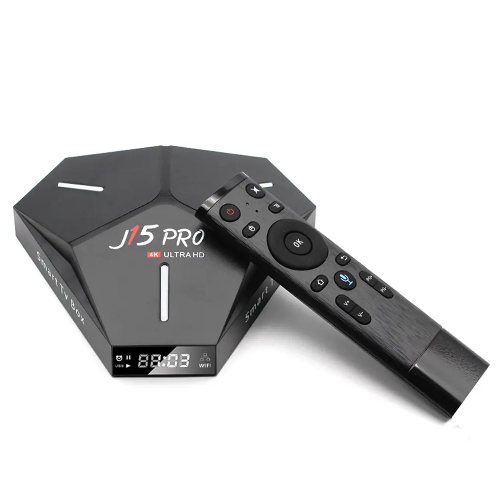 

J15 Pro Android 9.0 TV Box RK3328 4GB 32GB USB 3.0 4K TV box With Wifi Media Player High Definition Set Top Box