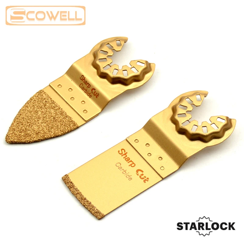 

30% Off Starlock HCS/Japan-tooth/Bi-metal Oscillating Tool Multi-function tool saw blades Renovator Trimmer scraper blades