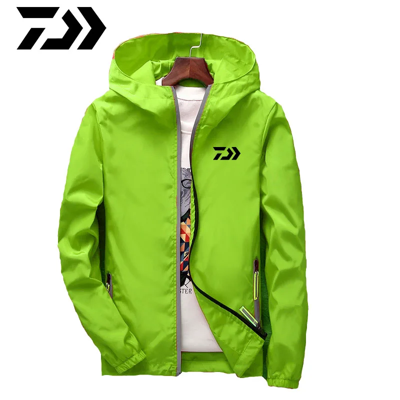 

Daiwa Jacket Men Fishing Shirt Solid Thin Uv Protection Clothes Fishing Clothing Summer Breathable Quick Dry Soft Shell Outdoor