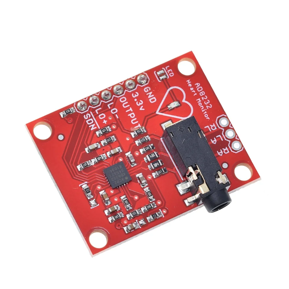 Шэньян ЭКГ модуль AD8232 измерение показателей наблюдение за частотой сердечных
