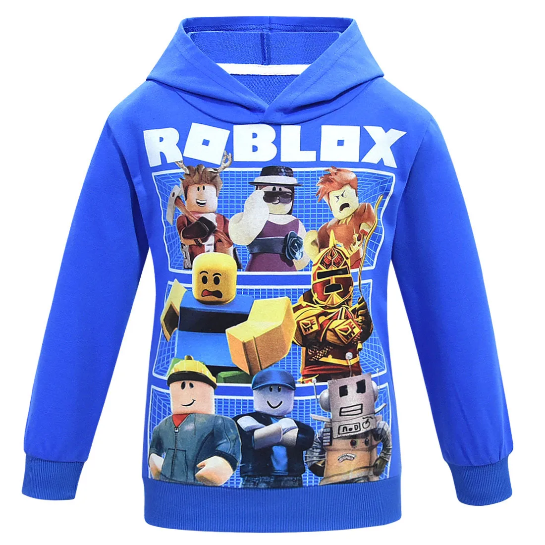 

Весна 2021, детский костюм из игры Robloxing с аниме, толстовка, длинная футболка, Детская летняя одежда для мальчиков и девочек, одежда, футболка