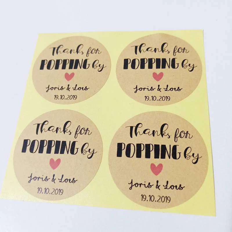 3-10cm 100PCS Custom Sticker wed decor Wedding Stickers personalized wedding labels personalised stickers | Канцтовары для офиса и
