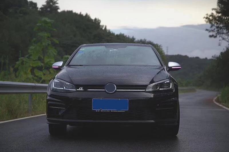 Для V W Golf 7 GTI7 MK7 R MK7.5 TouranL Светодиодный Боковой светильник с динамическим поворотом мигалка сигнальная лампа Golf 7 Хрустальный поворотный сигнальный светильник