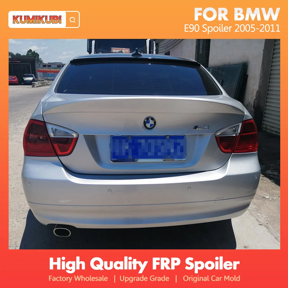 СТИЛЬ CLS для BMW E90 320i 320li 325li 328i спойлер 2005-2011 автомобиль FRP материал Неокрашенный
