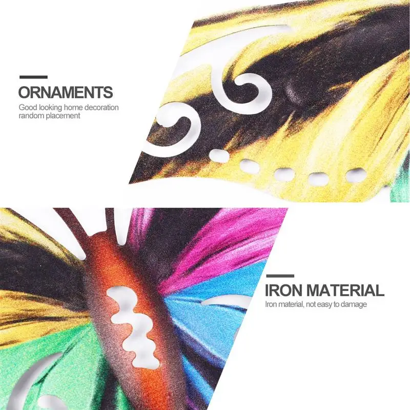 Бабочки искусственное украшение красивый красочный настенный Декор подвесные