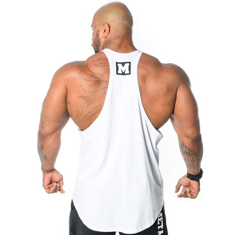 Muscleguys хлопковые спортивные майки мужские без рукавов для мальчиков бодибилдинг