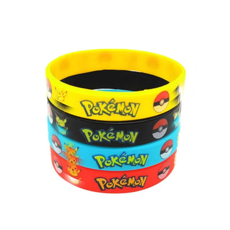Одежда с изображением покемона Пикачу фигурка силиконовый браслет Pocket Elf
