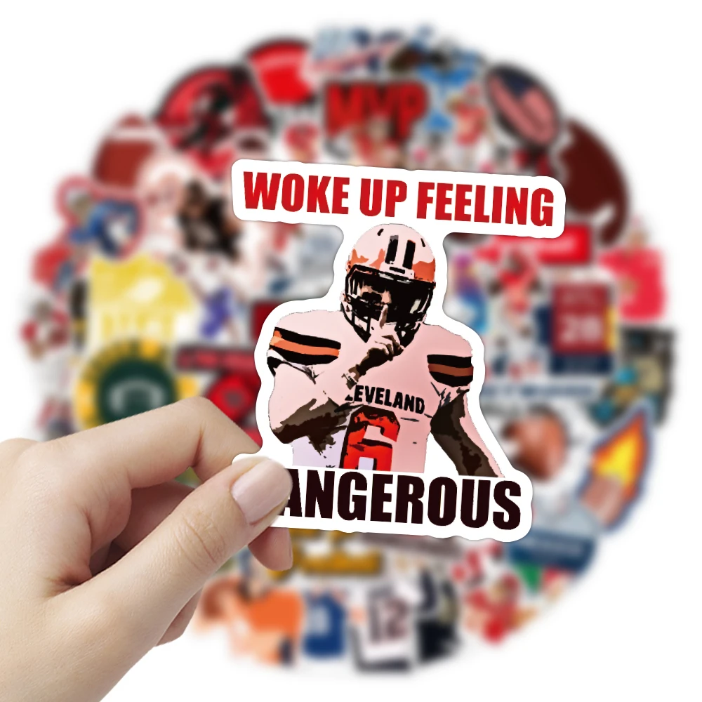 

50/100PCS Sports Rugby Football Ice Hockey Anime Stickers Luggage Notebook Skateboard Cup Mobile Phone Waterproof Laptop Sticker