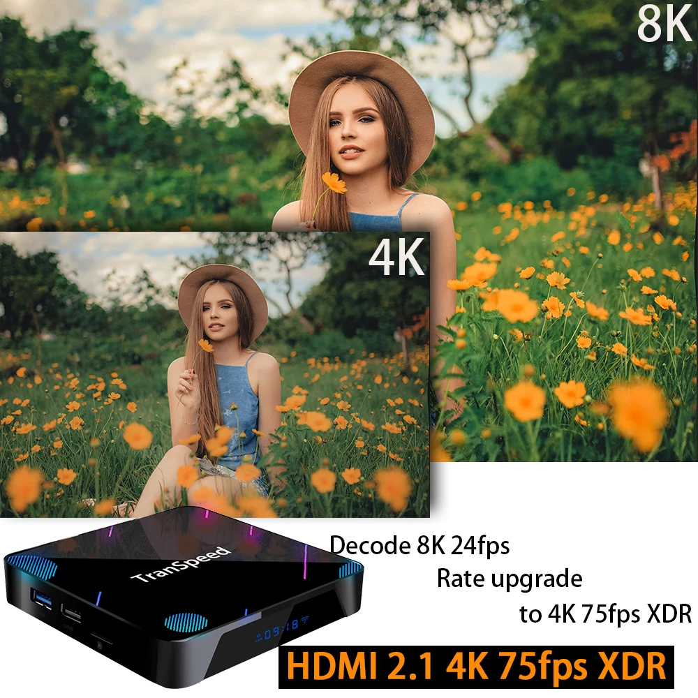 ТВ-приставка X3 Plus на Android 10 0 4K 8K 4 + 128 ГБ Amlogic S905X3 32/64 Bluetooth 1000 Мбит/с Wi-Fi голосовой