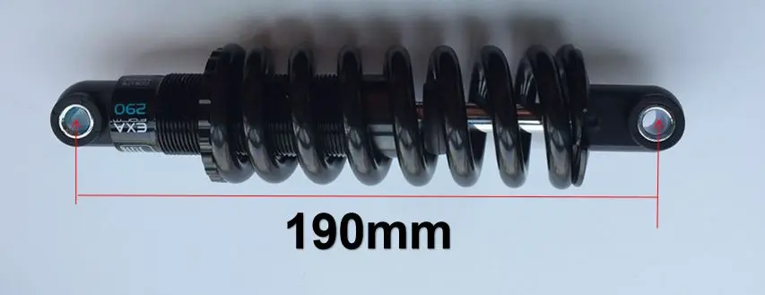 24-24-190mm-650LBS Kindshock EXA форма Задний амортизатор 290 подвеска пружинный амортизатор прочный горные MTB велосипед горный велосипед 165 мм 190 мм - Цвет: 24-24-190mm-650LBS