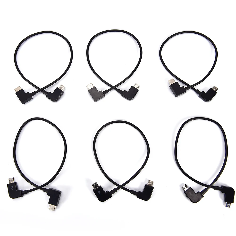 1 шт. Micro USB Type C кабель для передачи данных 90 градусов OTG Шнур портативного ЦАП