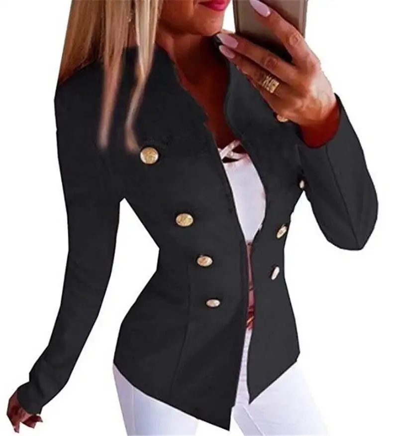 Лидер продаж Повседневная Женская куртка с длинным рукавом приталенное пальто