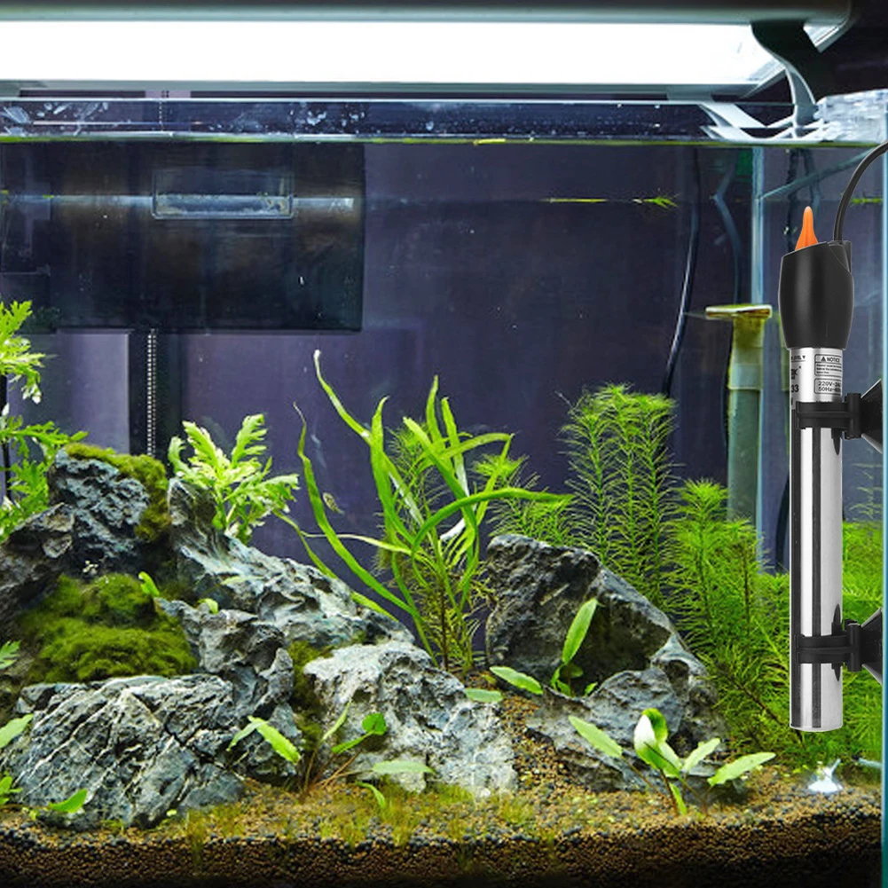 Нагревательные стержни для аквариума регулируемый термостат из нержавеющей