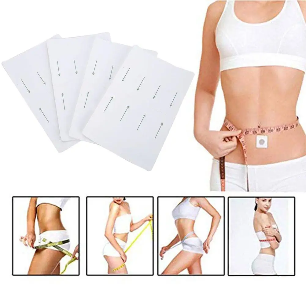 

4 шт. Дышащие анти-пот палки самоклеющиеся руки для похудения в области бедер наклейки для красоты укрепляющие кожу пластиковые наклейки дл...