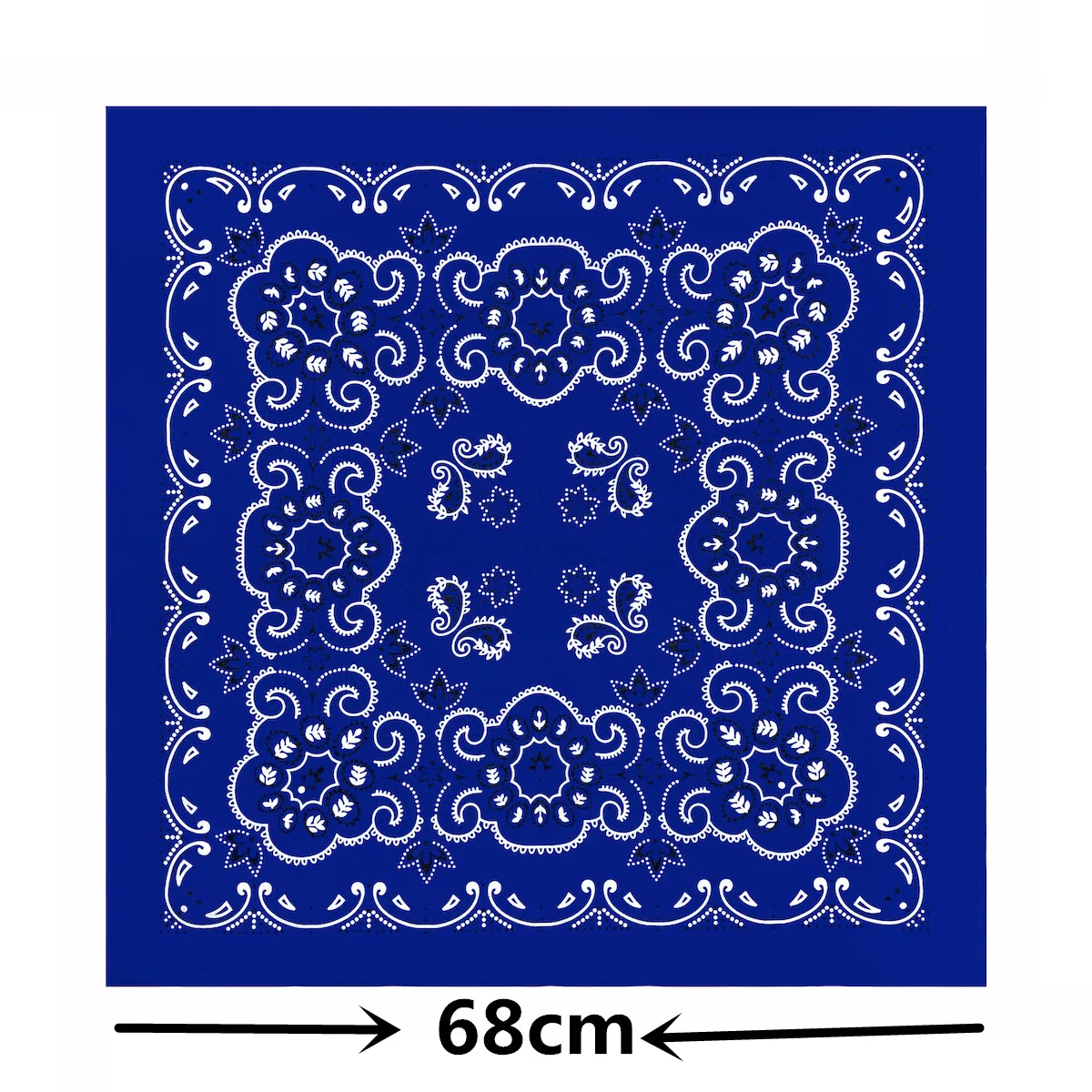 

68cm Scarf 100% Cotton Print Paisley Bandana Hair Scarf For men Fashion Female Shawl Head Wraps men Bandana Foulard Neckerchief