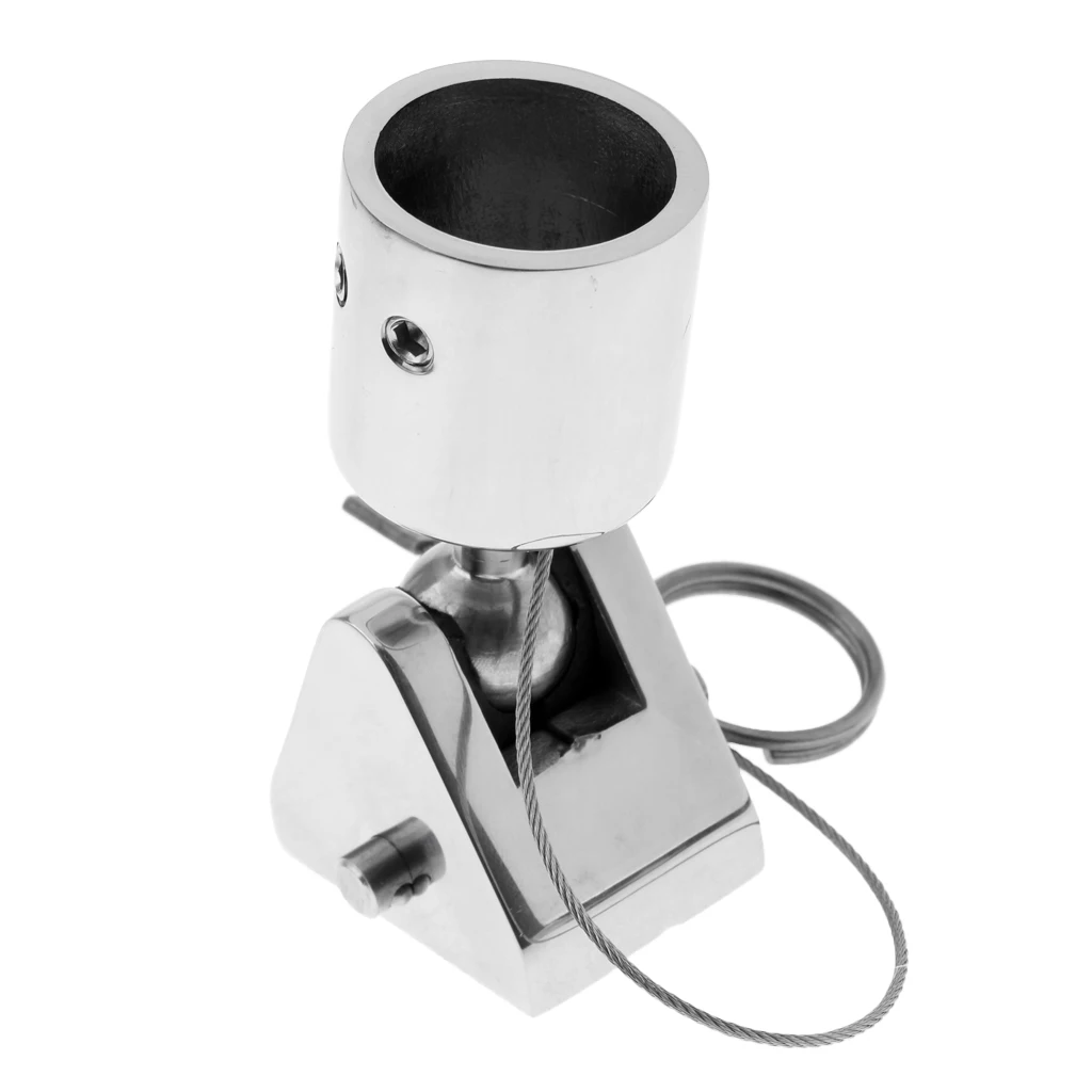 Верхняя арматура Bimini для лодок Концевая крышка + шарнир палубы быстросъемный